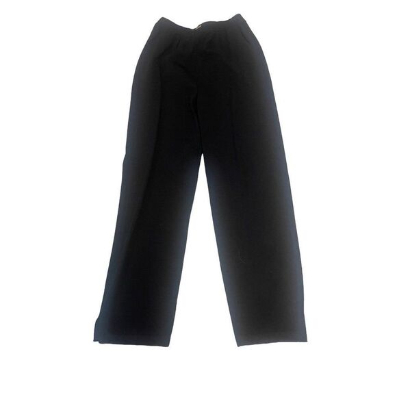St John Sport Marie Gray Black Santa Knit Vintage Pants Medium - Picture 1 of 5